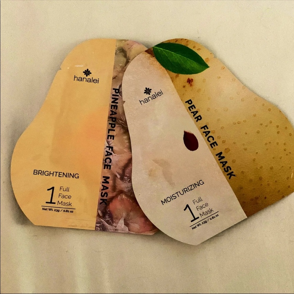 Hanalei face sheet masks
